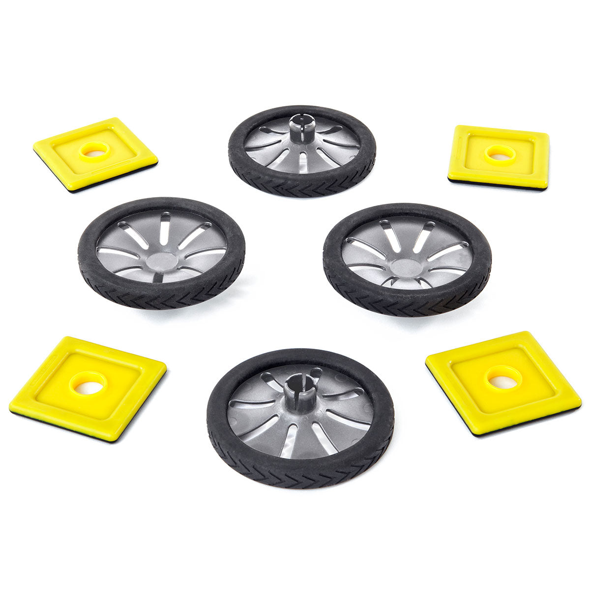 Magnetic Polydron Wheels Add-On Set