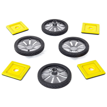 Magnetic Polydron Wheels Add-On Set