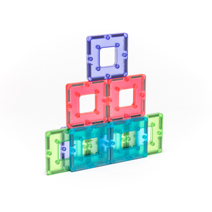 Translucent Polydron KinderMag Set